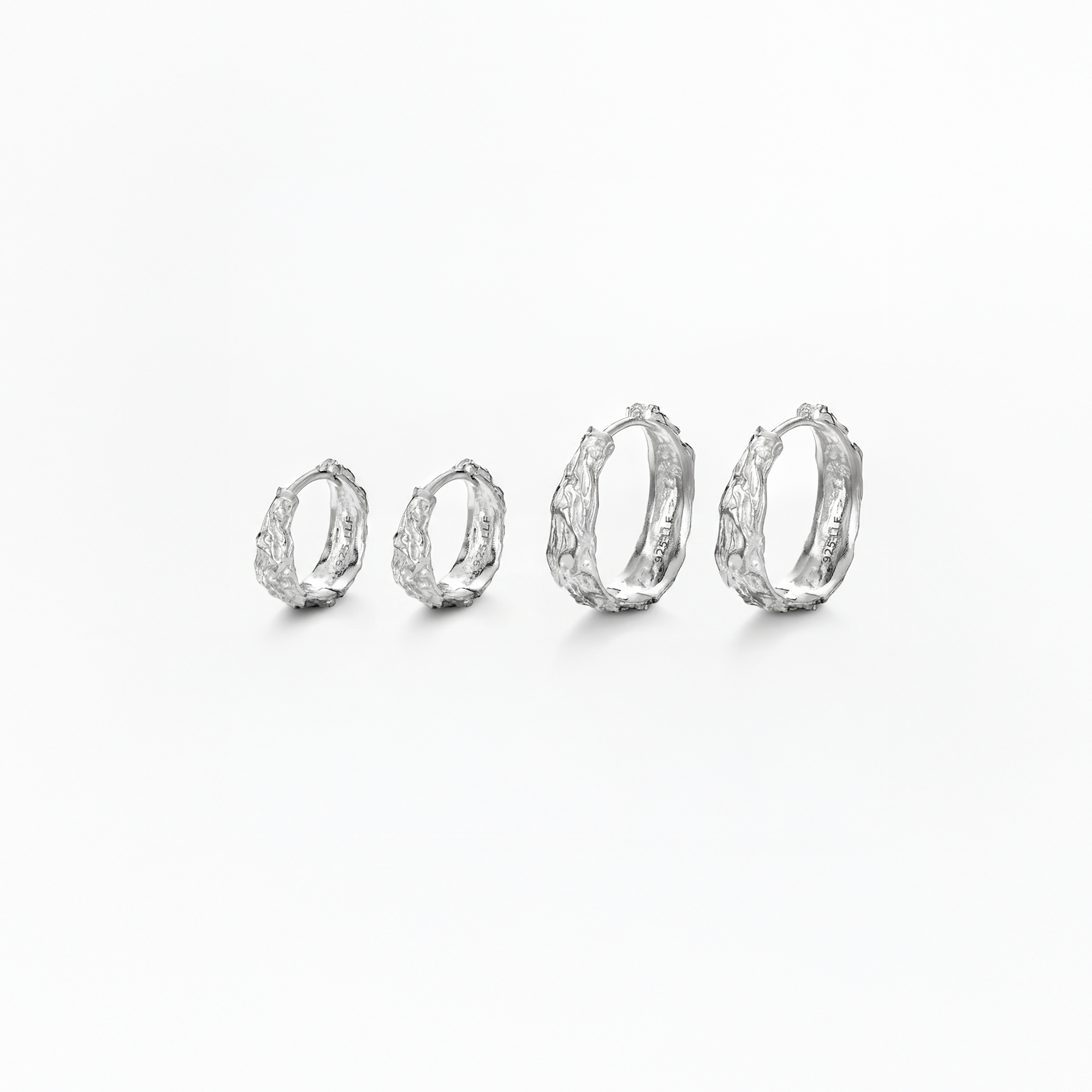 Melted sølv dobbelt sæt 23,5-33mm