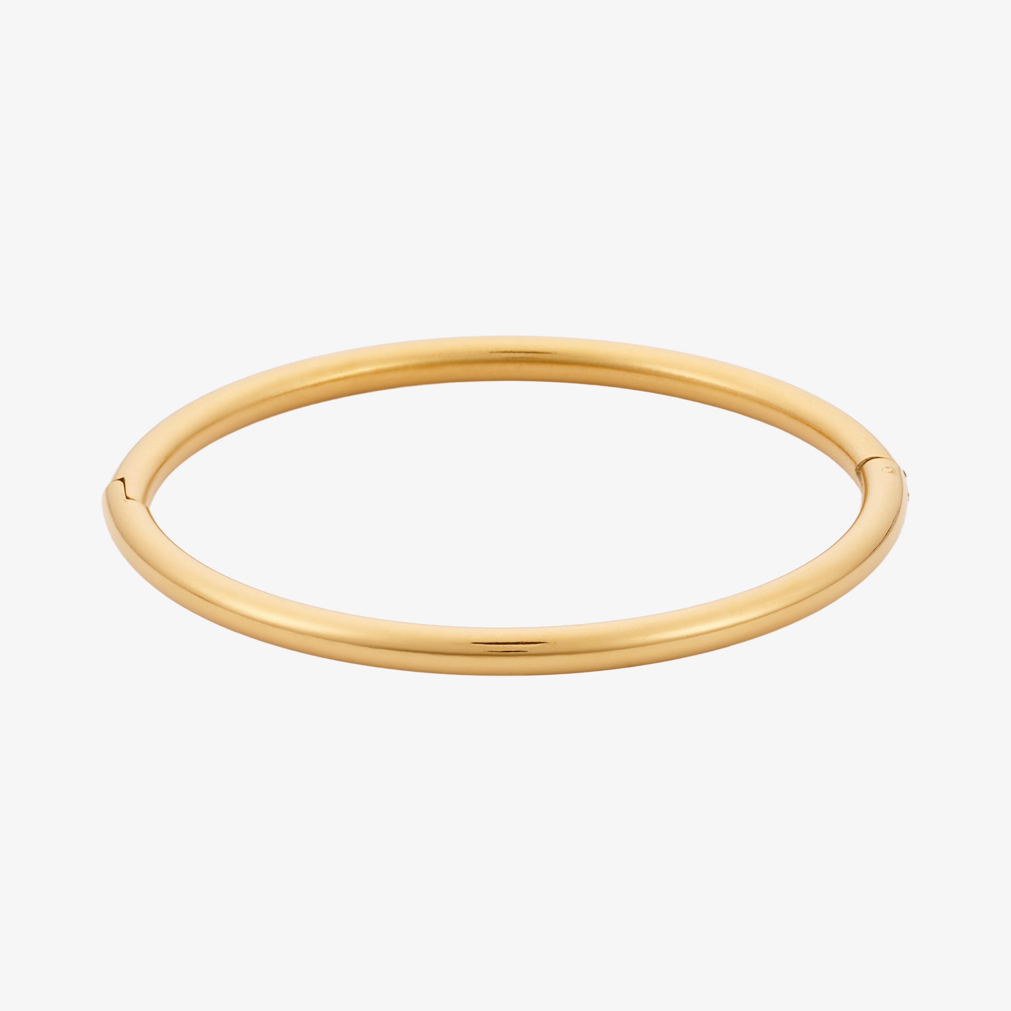 Rund Bangle 18K Guldbelagt