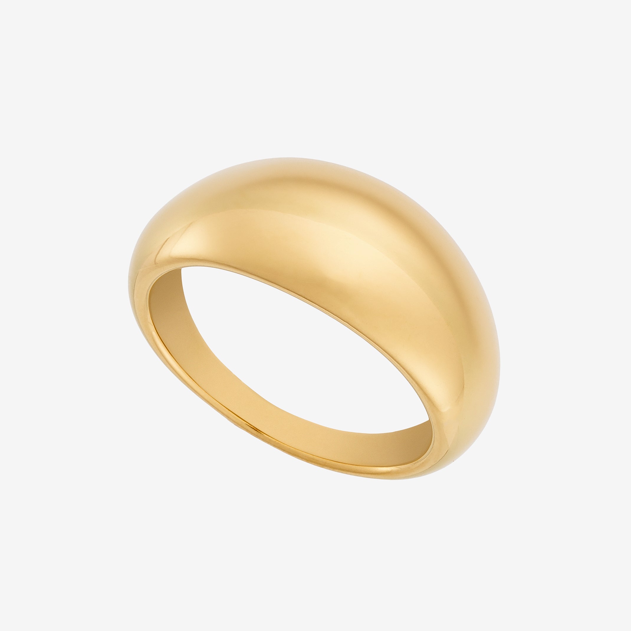 Classic Chunky Ring 18K Guldbelagt