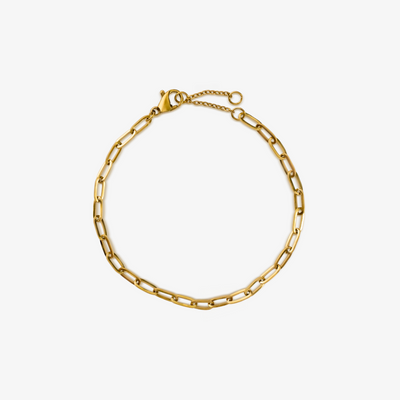 Paperclip Armbånd Guldbelagt