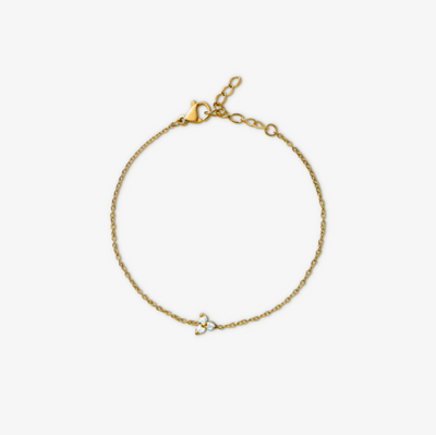 Trinity Krystal Armbånd Guldbelagt