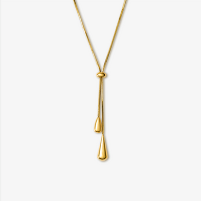 Slider Chain Halskæde Guldbelagt