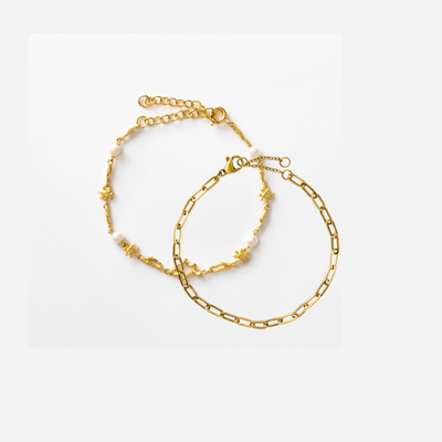 Solis Paperclip Armbånd Sæt