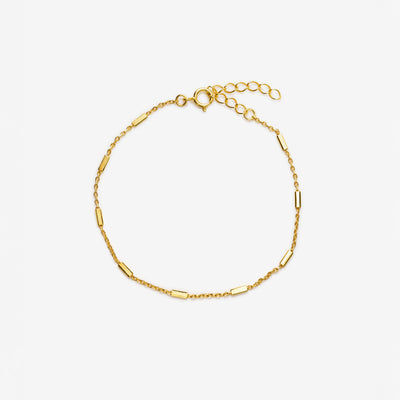 Cable Bar Armbånd Guldbelagt