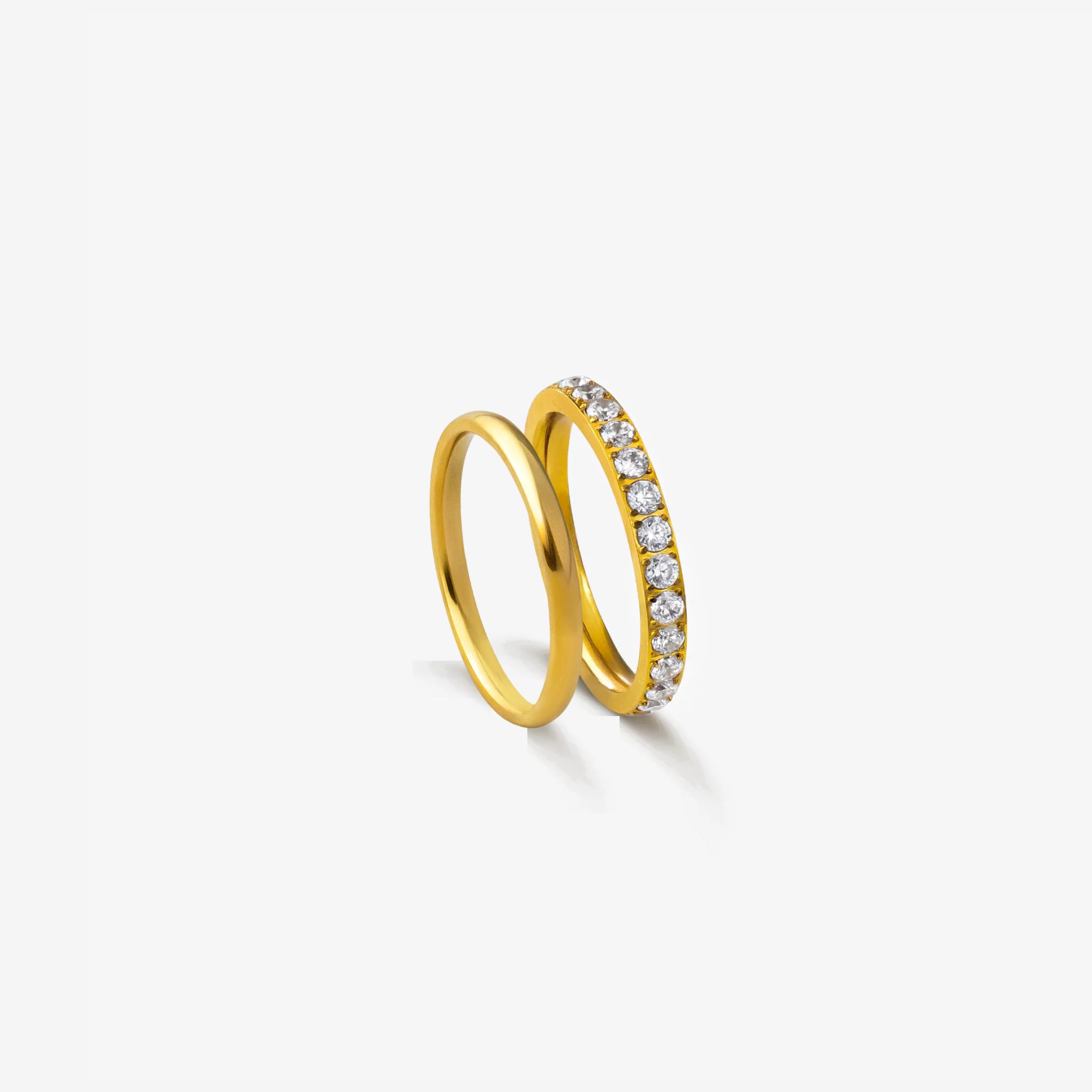 Classic Krystal Ring Sæt