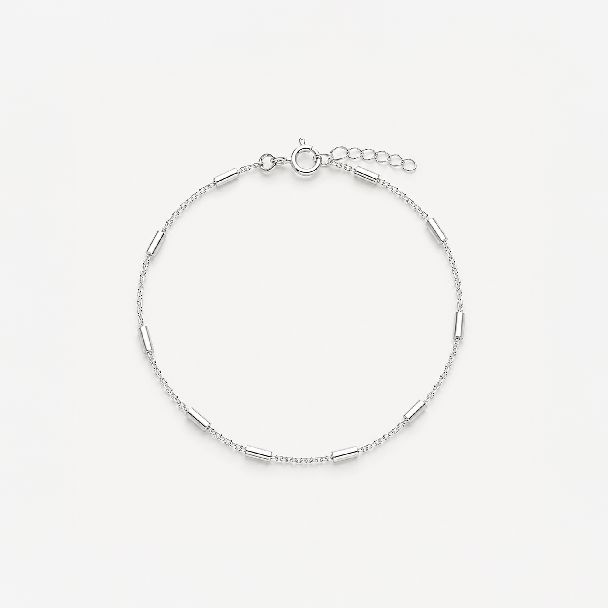Cable Bar Armbånd Sølv