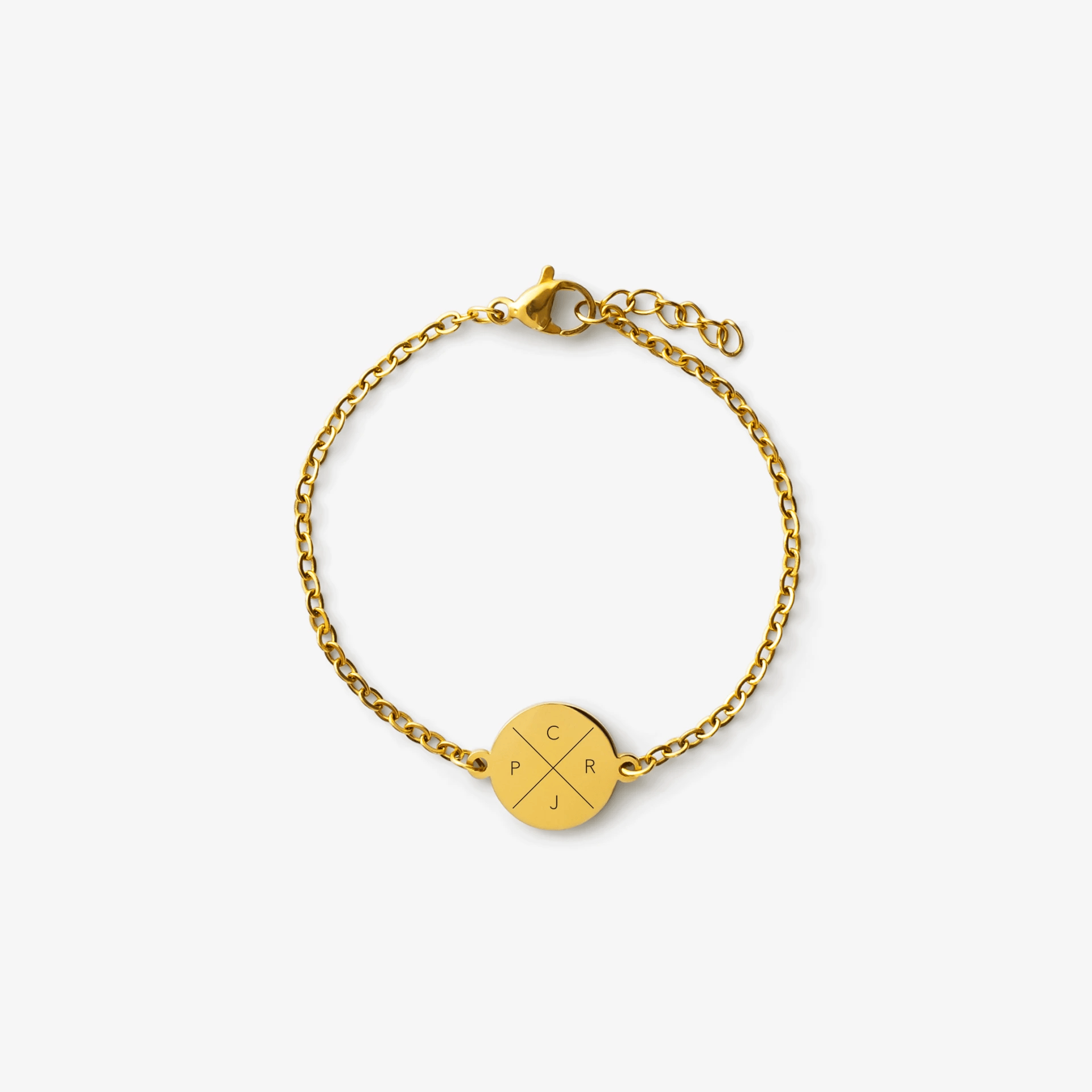 Rundt Armbånd Initialer