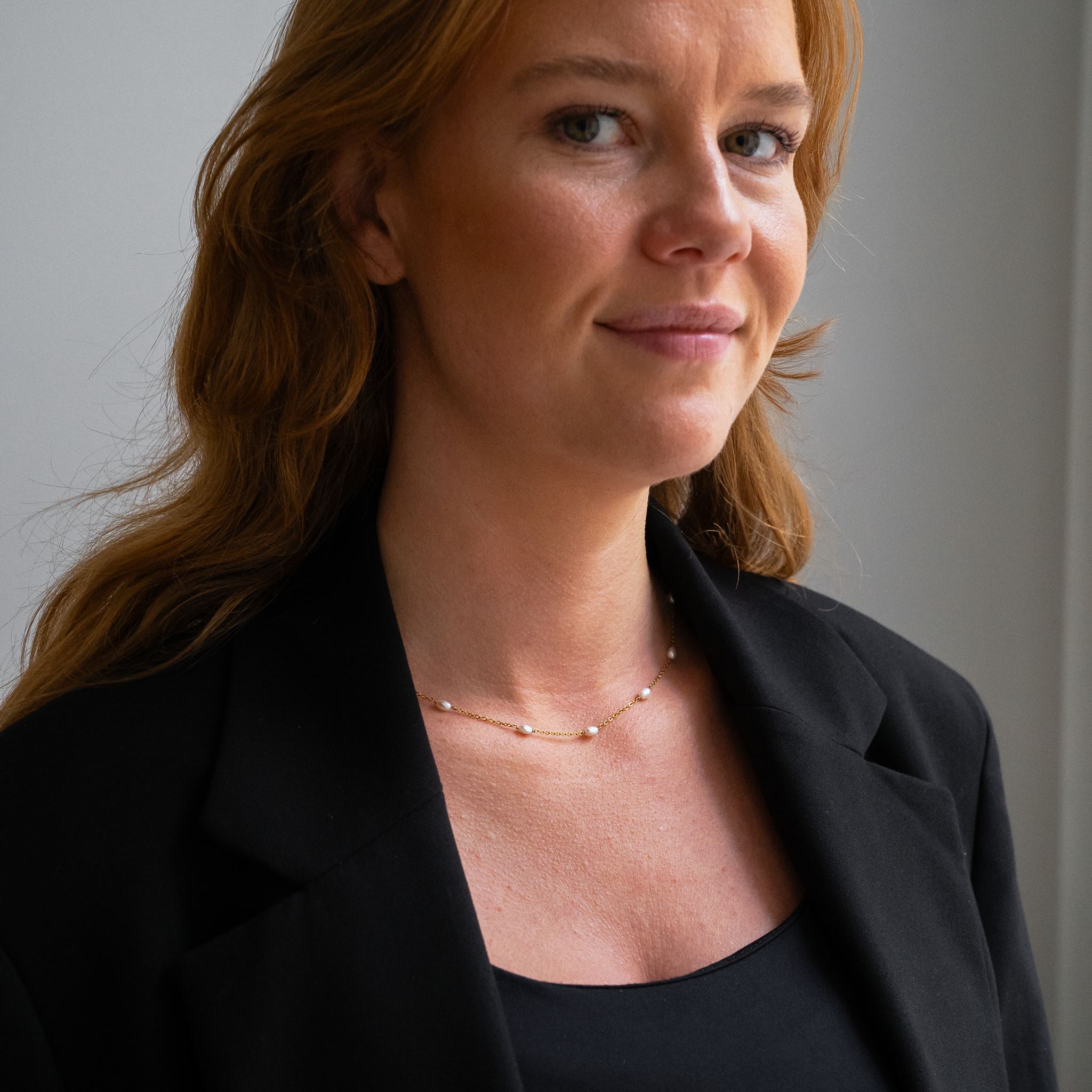 Fuld Perle Dot Kæde Sæt