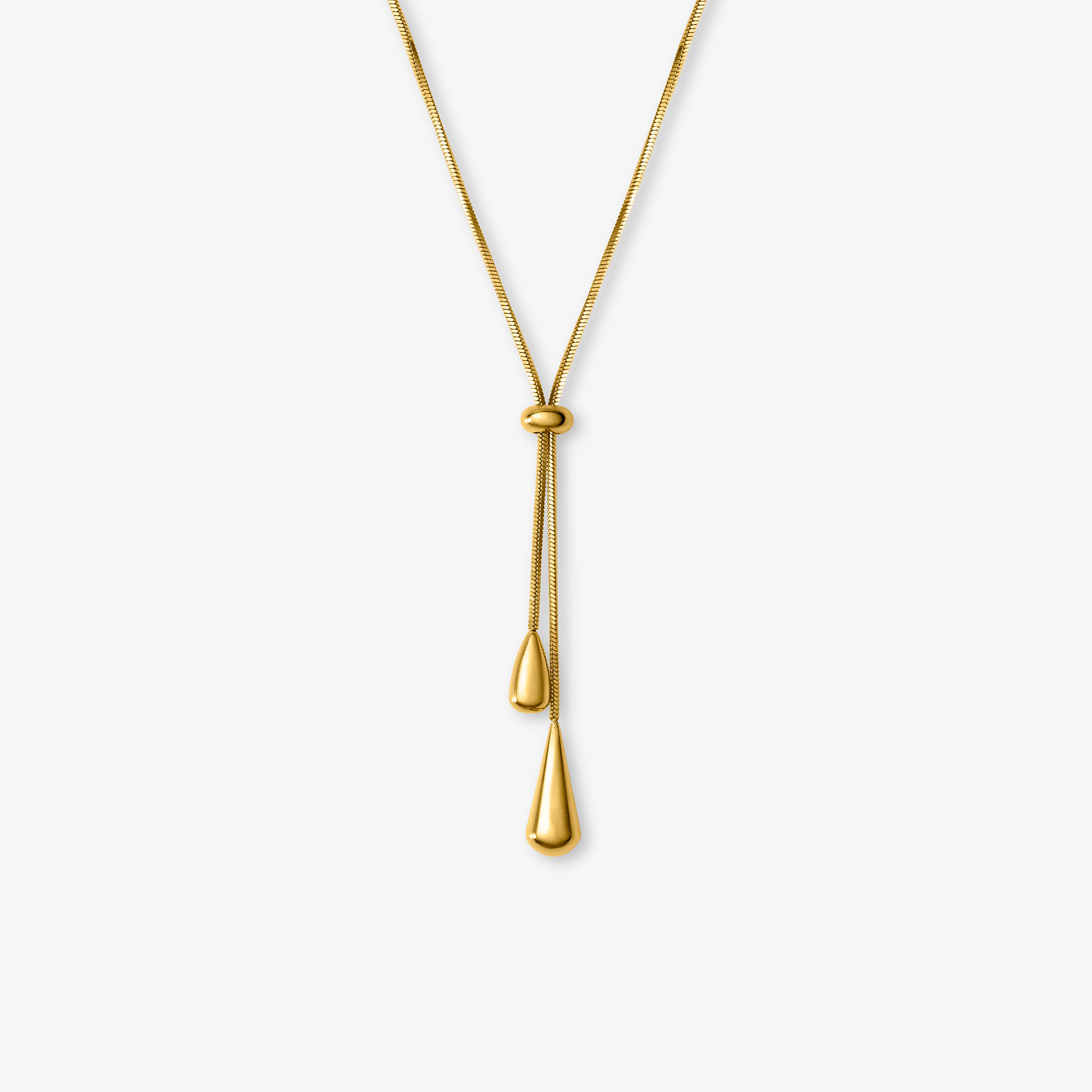 Slider Chain Halskæde Guldbelagt