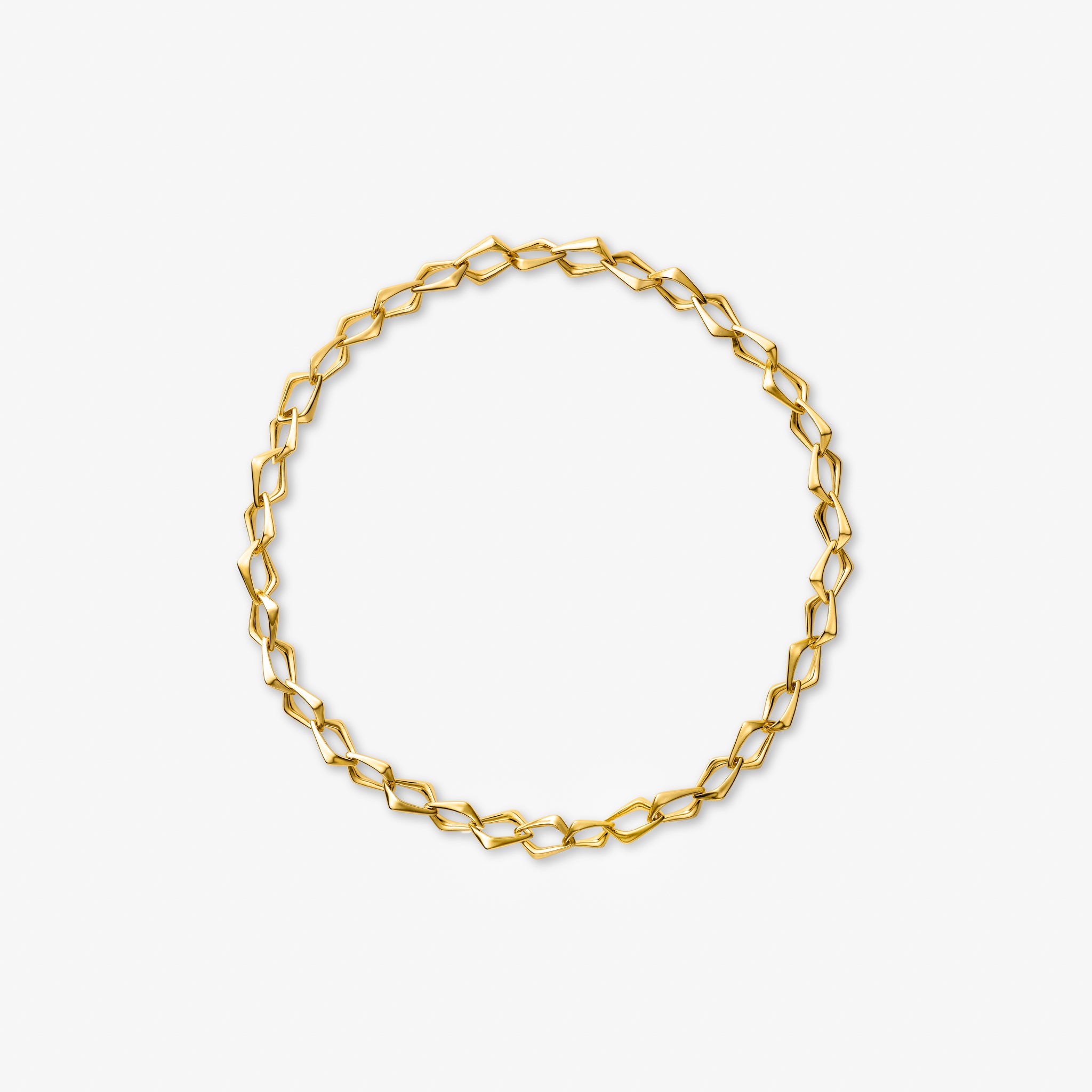 Chunky Halskæde Guldbelagt