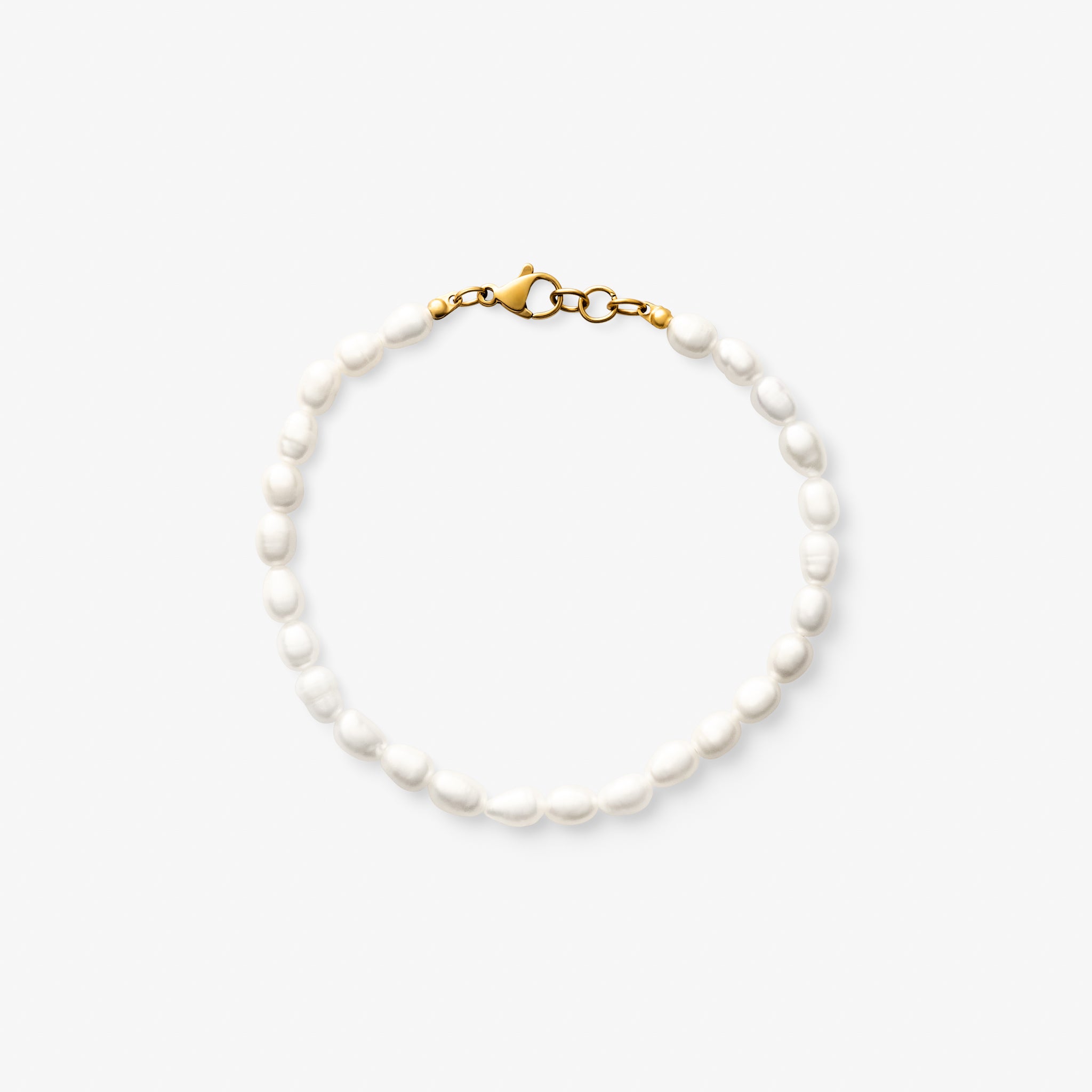 Ferskvandsperle Armbånd
