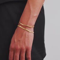 Elegant Bangle armbånd med twist design