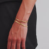 Elegant Bangle armbånd med twist design