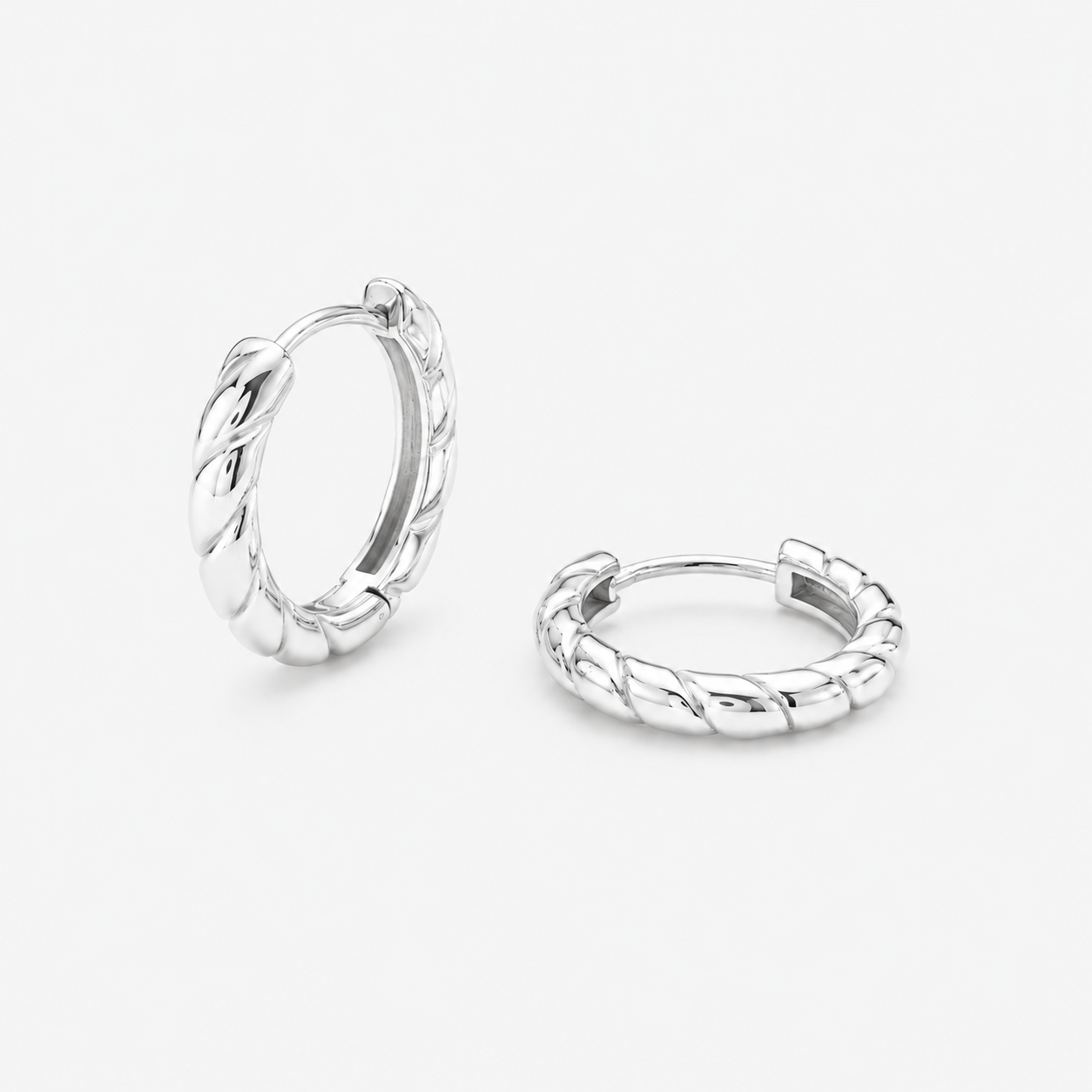 Twisted Mini Hoops